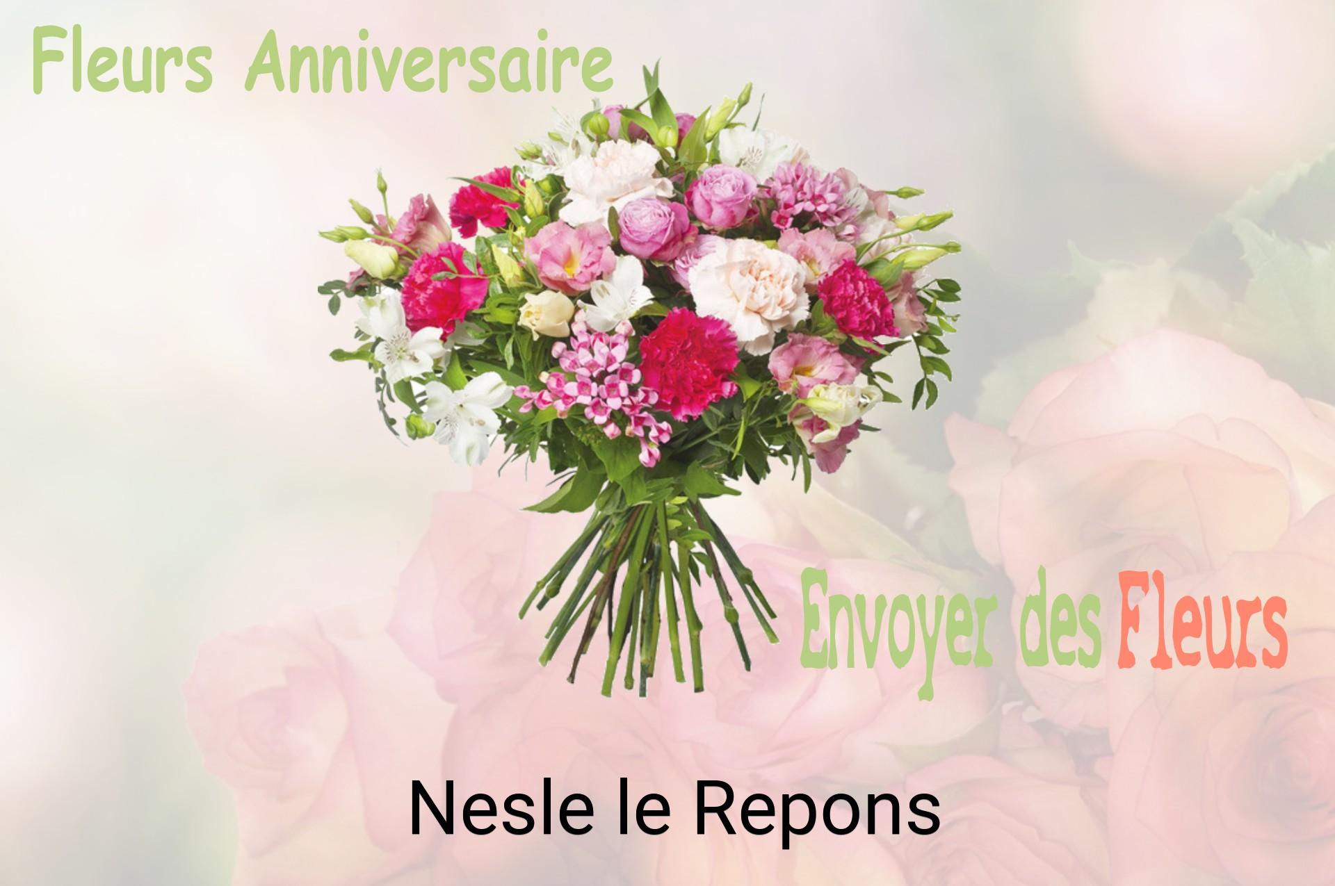 Bouquet de fleurs d’anniversaire livré à Nesle-le-Repons